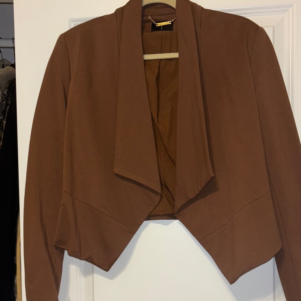 Tahari Women's Brown Blazer M